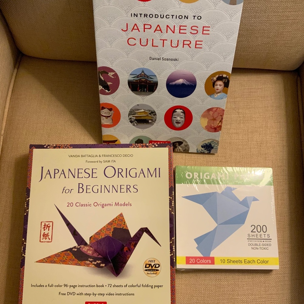 Origami kits (2 kits and one book)